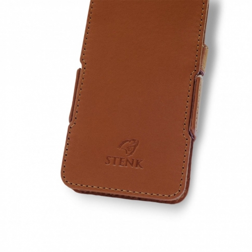 чехол-книжка на Sony Xperia M5 Светло-коричневый Stenk Prime фото 3