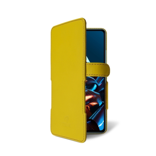 чехол-книжка на Xiaomi Poco X5 Pro Желтый  Prime фото 2