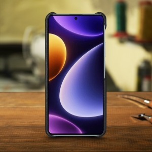 Шкіряна накладка Stenk Cover для Xiaomi Redmi Note 12 Turbo Чорна