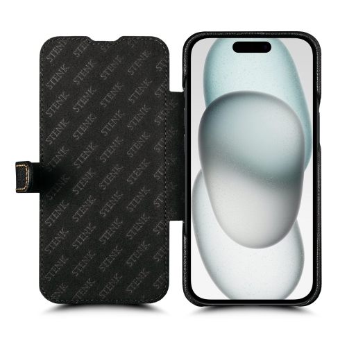 чехол-книжка на Apple iPhone 15 Plus Черный Stenk Premium фото 2