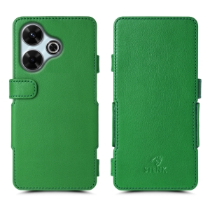 Чехол книжка Stenk Prime для Xiaomi Redmi 13 Зелёный