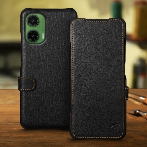 Чехол книжка Stenk Premium для Motorola Moto G35 Чёрный