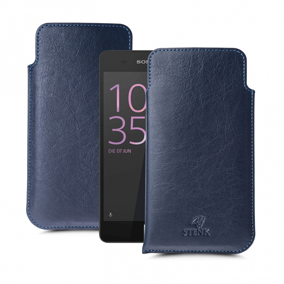 

Футляр Stenk Elegance для Sony Xperia E5 Синий