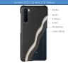 Кожаная накладка Stenk Cover для OnePlus Nord Чёрная