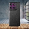 Шкіряна накладка Stenk Cover для Motorola Edge 60 Pro Чорний