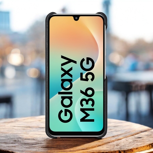 бампер на Samsung Galaxy M36 Черный Stenk Reptile фото 2