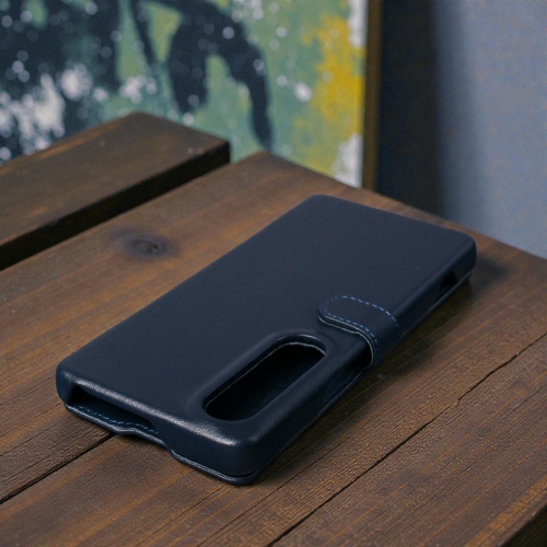 чехол-книжка на Sony Xperia 1 VII Синий Stenk Premium фото 5