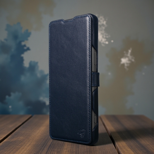 чехол-книжка на Sony Xperia 1 VII Синий Stenk Premium фото 2