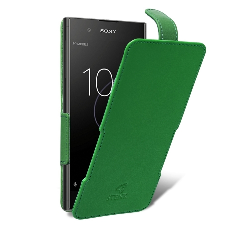 чехол-флип на Sony Xperia XA1 Plus Зелёный Stenk Prime фото 2