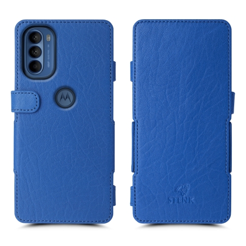 чехол-книжка на Motorola Moto G41 Ярко-синий Stenk Prime фото 1