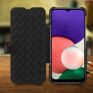 Чехол книжка Stenk Premium для Samsung Galaxy A22 5G Черный