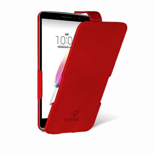 чохол-фліп на LG G4 Stylus Червоний Stenk Сняты с производства фото 2