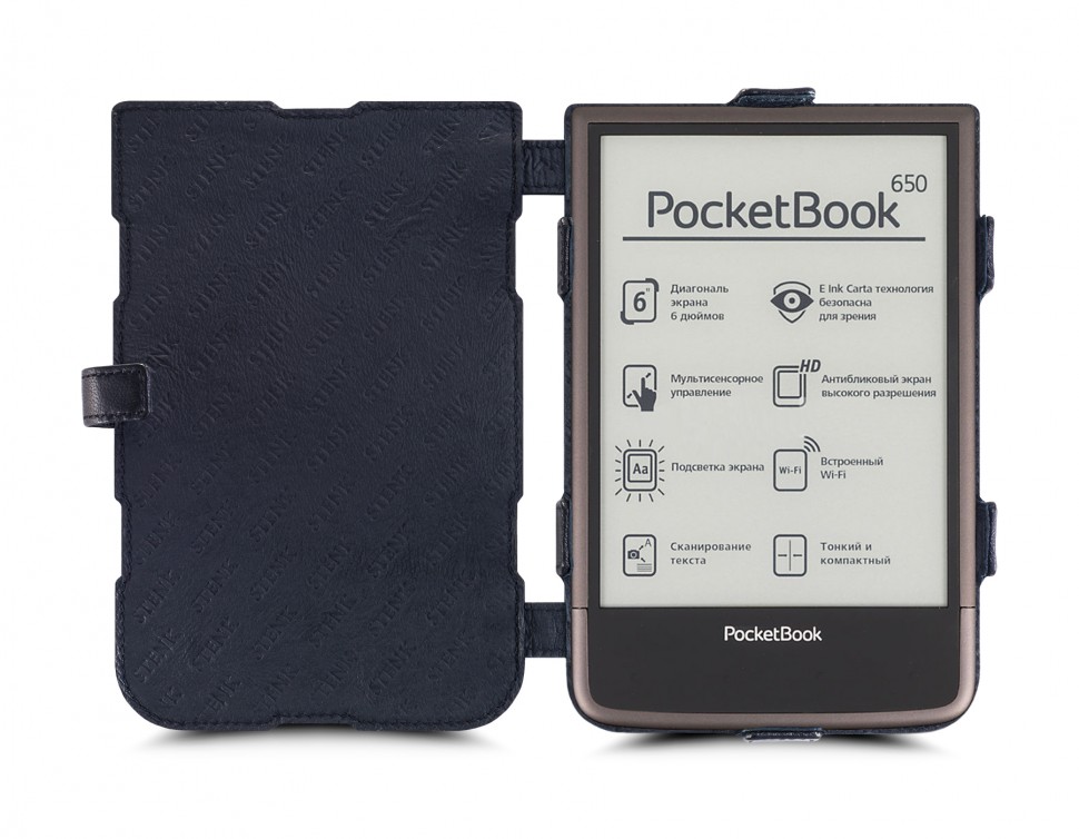 Чехол Stenk для электронной книги PocketBook 650 Черный