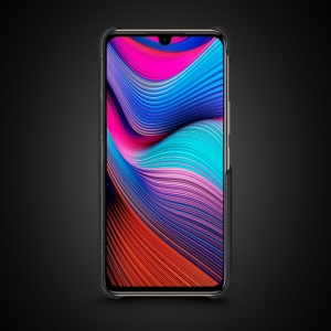 Кожаная накладка Stenk WoodBacker для Infinix Note 12 Чёрная