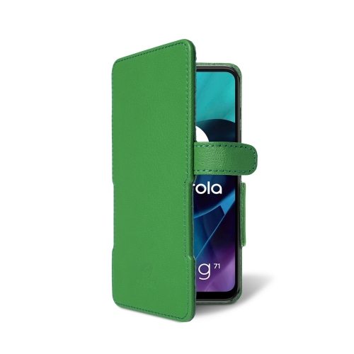 чохол-книжка на Motorola Moto G71 5G Зелений  Prime фото 2