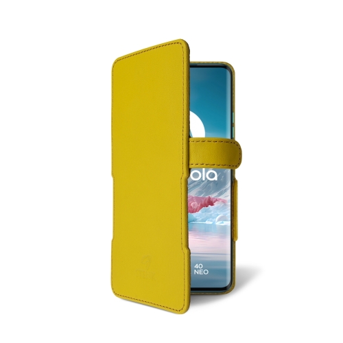 чохол-книжка на Motorola Edge 40 Neo Жовтий Stenk Prime фото 2