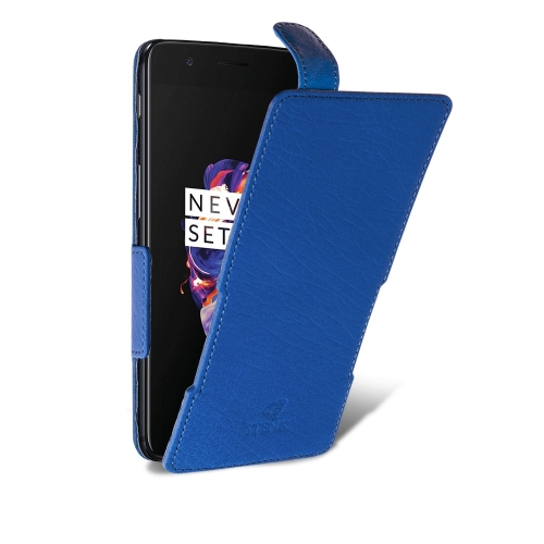 чохол-фліп на OnePlus 5 Яскраво-синій Stenk Prime фото 2