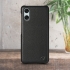 Кожаная накладка Stenk Cover для Sony Xperia 10 VI Черный