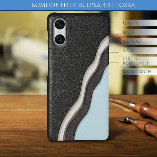 бампер на Sony Xperia 10 VI Черный Stenk Cover фото 4