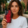 Накладка Stenk ExBacker Python Scales для Samsung Galaxy S25 Ultra Красный