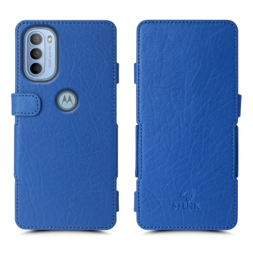 чехол-книжка на Motorola Moto G31 Ярко-синий Stenk Prime фото 1