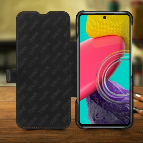 чехол-книжка на Samsung Galaxy M53 5G Черный Stenk Premium фото 2