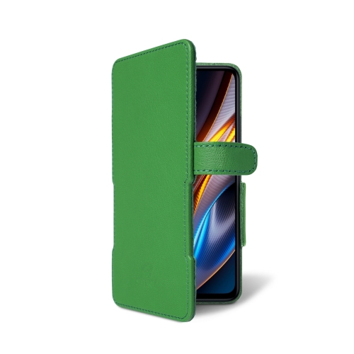 чехол-книжка на Xiaomi Poco X4 GT Зелёный Stenk Prime фото 2