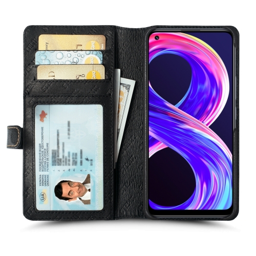 чохол-гаманець на Realme Realme 8 Pro Чорний Stenk Premium Wallet фото 2