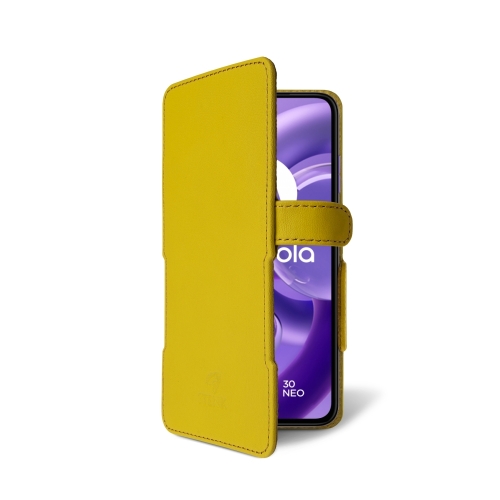 чохол-книжка на Motorola Edge 30 Neo Жовтий  Prime фото 2