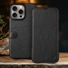 Чехол книжка Stenk Premium для Apple iPhone 15 Pro Max Чёрный