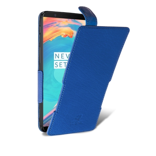 чехол-флип на OnePlus 5T Ярко-синий Stenk Prime фото 2