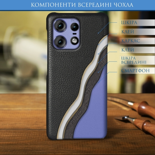 бампер на Motorola Edge 50 Pro Чорний Stenk Cover фото 4