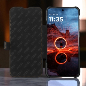 Чехол книжка Stenk Premium для Motorola ThinkPhone 25 Чёрный