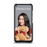 Кожаная накладка Stenk Cover для HuaWei Nova 5i Pro Чёрная