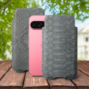 Футляр Stenk Sportage Python для Google Pixel 9 Серый