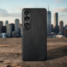 Кожаная накладка Stenk Cover для Sony Xperia 1 VII Чёрный