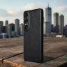 Кожаная накладка Stenk Cover для Sony Xperia 1 VII Чёрный