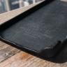 Кожаная накладка Stenk Cover для Sony Xperia 1 VII Чёрный