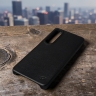Кожаная накладка Stenk Cover для Sony Xperia 1 VII Чёрный