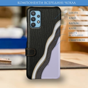 Чохол книжка Stenk Premium для Samsung Galaxy A32 Чорний