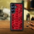 Накладка Stenk ExBacker Python Scales Samsung Galaxy S25 Червоний