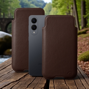 Футляр Stenk Sportage для Samsung Galaxy S25 Edge Коричневый