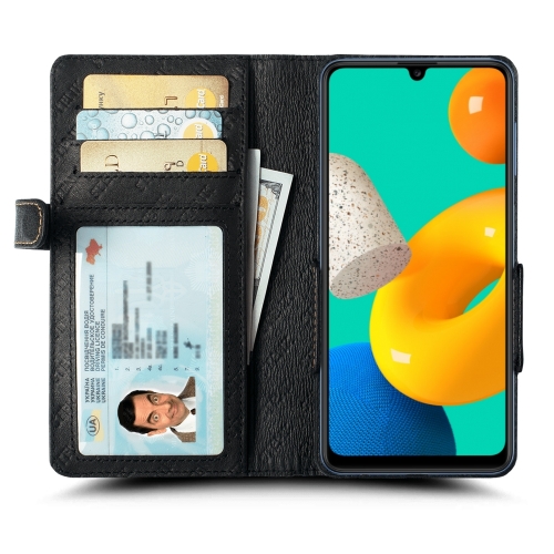 чехол-книжка на Samsung Galaxy M32 Черный Stenk Wallet фото 2