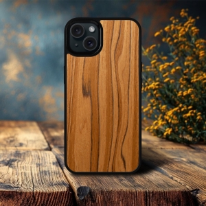 Накладка SkinBacker Wood для Apple iPhone 14 Plus Римская оливка