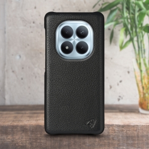 Шкіряна накладка Stenk Cover для Xiaomi Redmi Note 15 Pro Plus Чорна