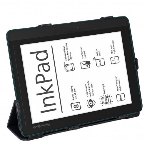 чехол-книжка на PocketBook 840 InkPad 2 Черный Stenk Evolution фото 2
