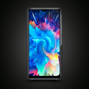 Шкіряна накладка Stenk WoodBacker для Infinix Hot 20 5G Чорна