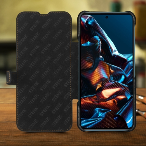 чехол-книжка на Xiaomi Poco X5 Pro Черный Stenk Premium фото 2