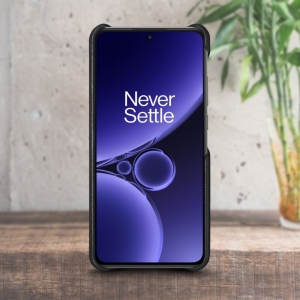 Кожаная накладка Stenk Cover для OnePlus Nord CE3 Чёрный