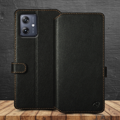 чохол-гаманець на Motorola Moto G54 Чорний Stenk Premium Wallet фото 1